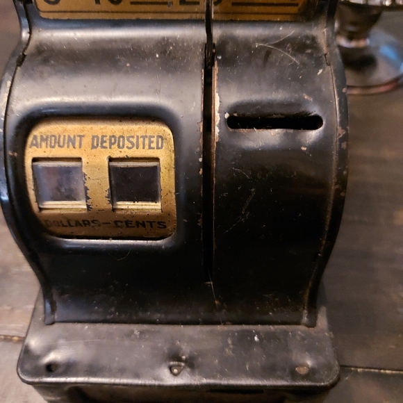 Old Toy Cash Register Defunct Condition - Picture 9 of 10
